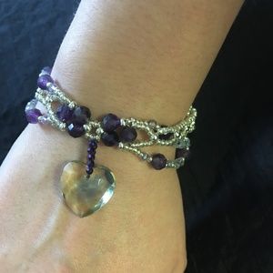 Amethyst bracelet